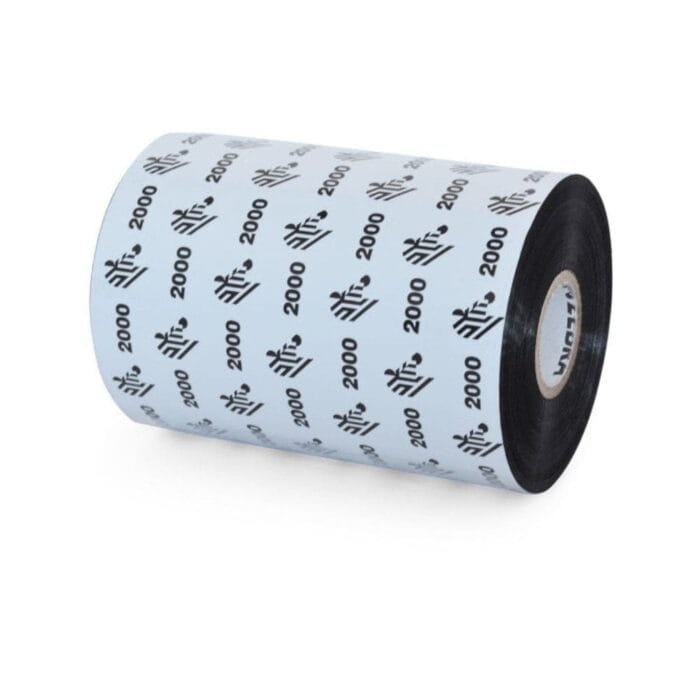 Zebra 2000 wax thermal transfer ribbons (02000BK08330)