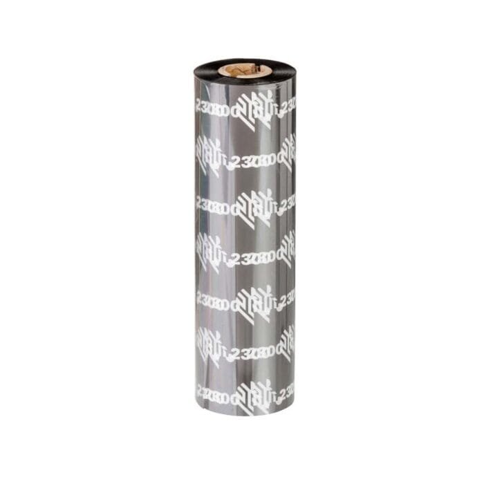 Zebra 2300 wax thermal transfer ribbons (02300BK08330)