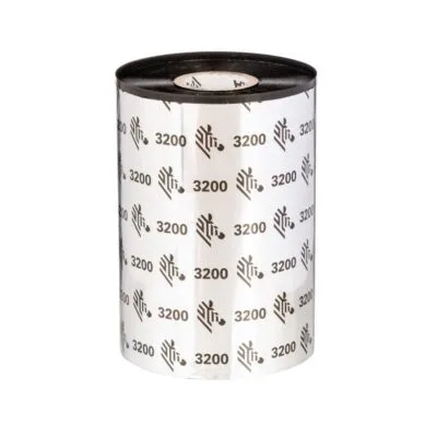 Zebra 3200 wax / resin thermal transfer ribbons (03200BK17445)