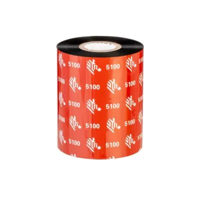 Zebra 5100 resin thermal transfer ribbons core 2.5  (05100BK06045)