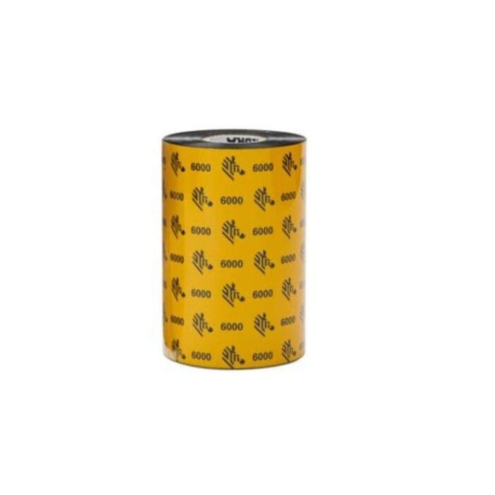Zebra 6000 wax thermal transfer ribbons-core 2.5 (06000BK08345)