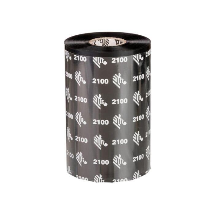 Zebra 2100 wax thermal transfer ribbons-core 2.5 (02100BK06045)